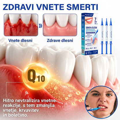 🇸🇮👨‍⚕️✅🦷 PuraCure® OBNOVITVENI GEL ZA DLESNI – Parodontalni obnovitveni gel🧂