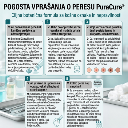 PuraCure®👩‍⚕️ Rezultati so vidni že v 7 dneh! Valjček za odstranjevanje bradavic in drugih kožnih težav | Neboleče in minimalno razmaže.