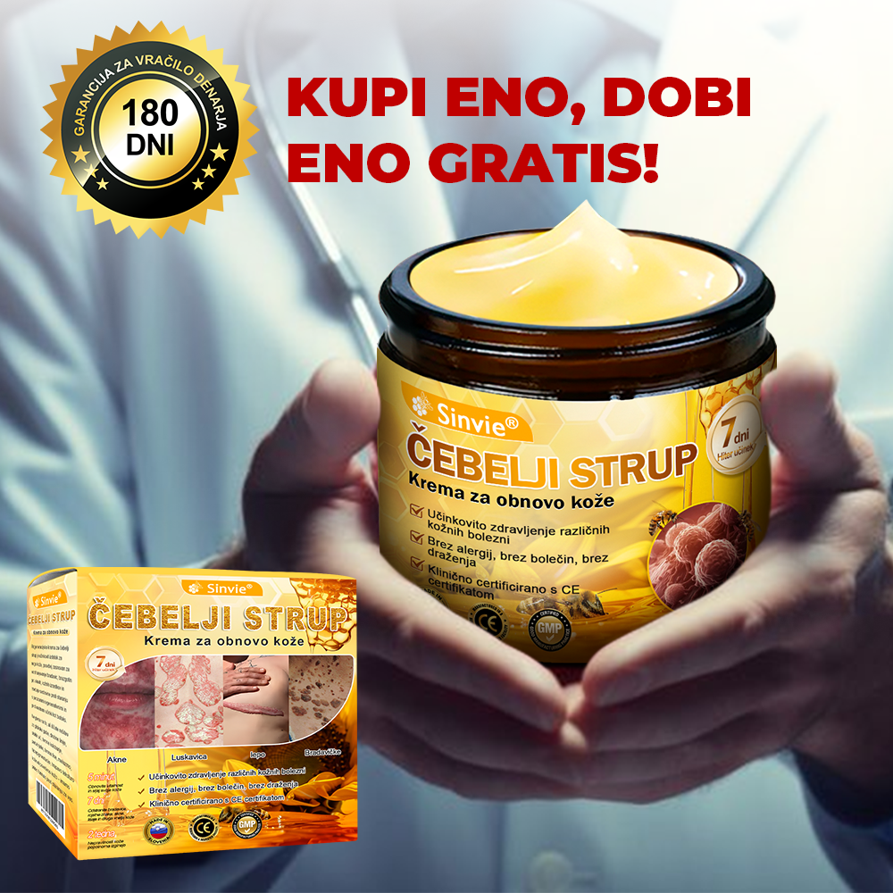 📢📢📢📢Sinvie® krema s čebeljim strupom | 50 ml | Profesionalna formula za nego in obnovo kože